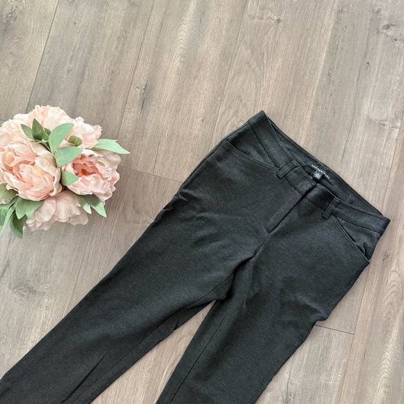 🍂5 for $25🍂 Andrew Marc Charcoal Grey Straight Leg Mid Rise Trouser Dress Pants - Picture 1 of 5